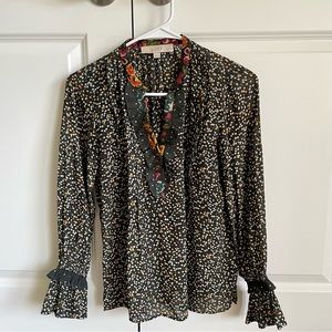 LOFT Long Sleeve Blouse XXSP